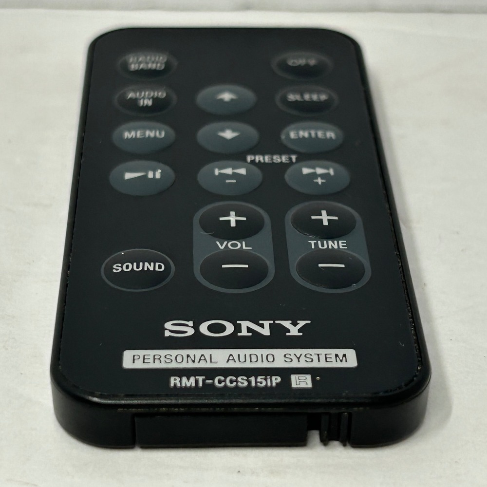 Sony‎ Personal Audio System Remote Control RMT-CCS15iP Replacement OEM - Picture 4 of 9